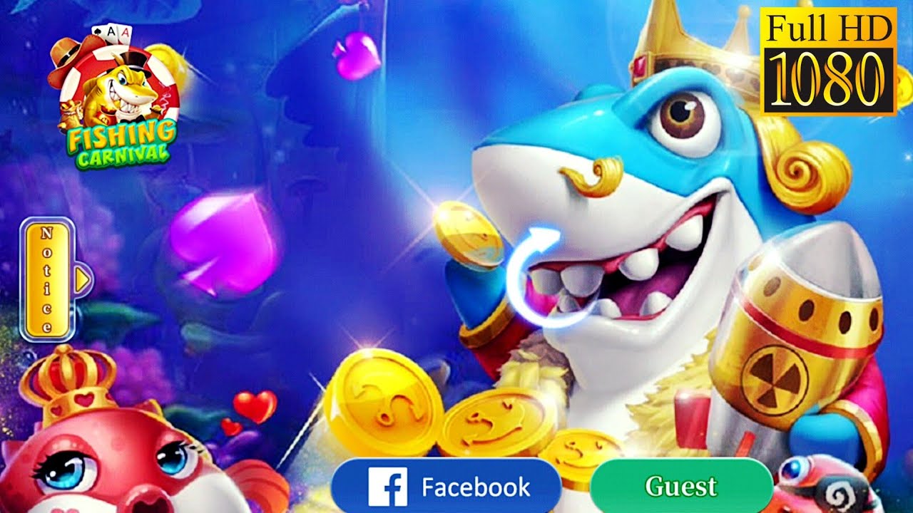 หน้าจอเกมยิงปลาธีมใต้น้ำของ tmb77