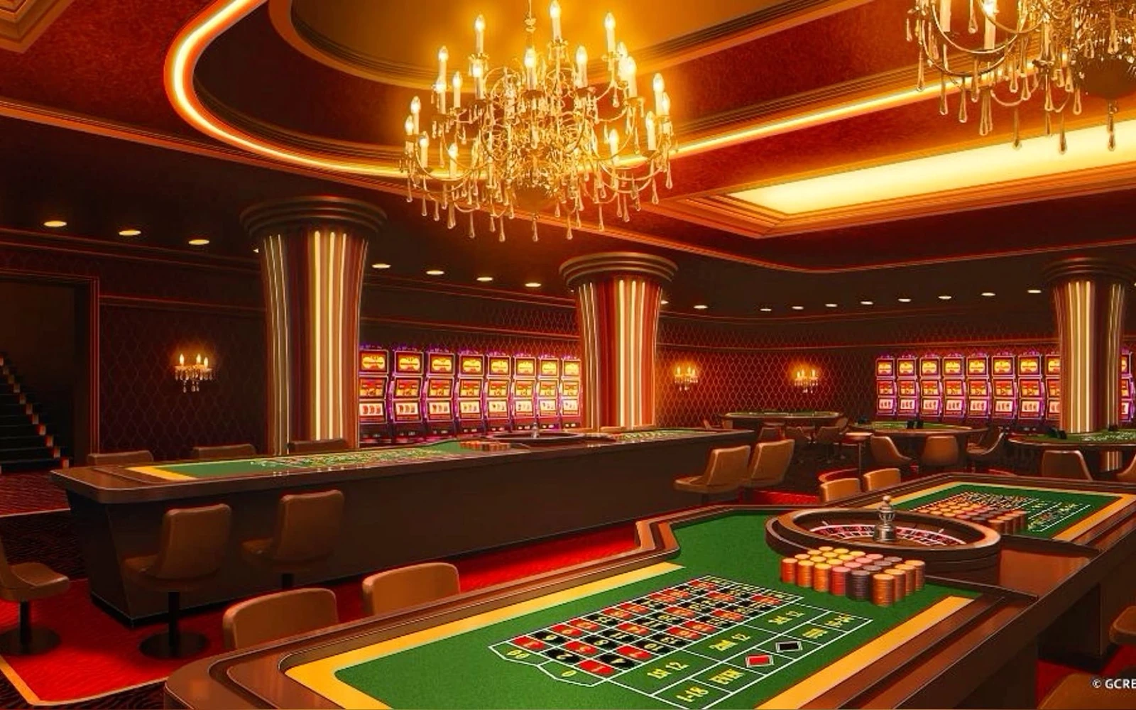 ภาพบรรยากาศเกมคาสิโนสำหรับการเลือกหมวดหมู่